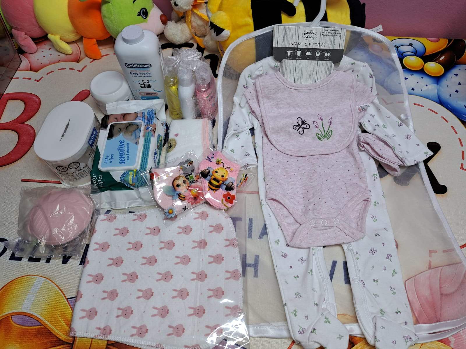 Pre packed baby care box